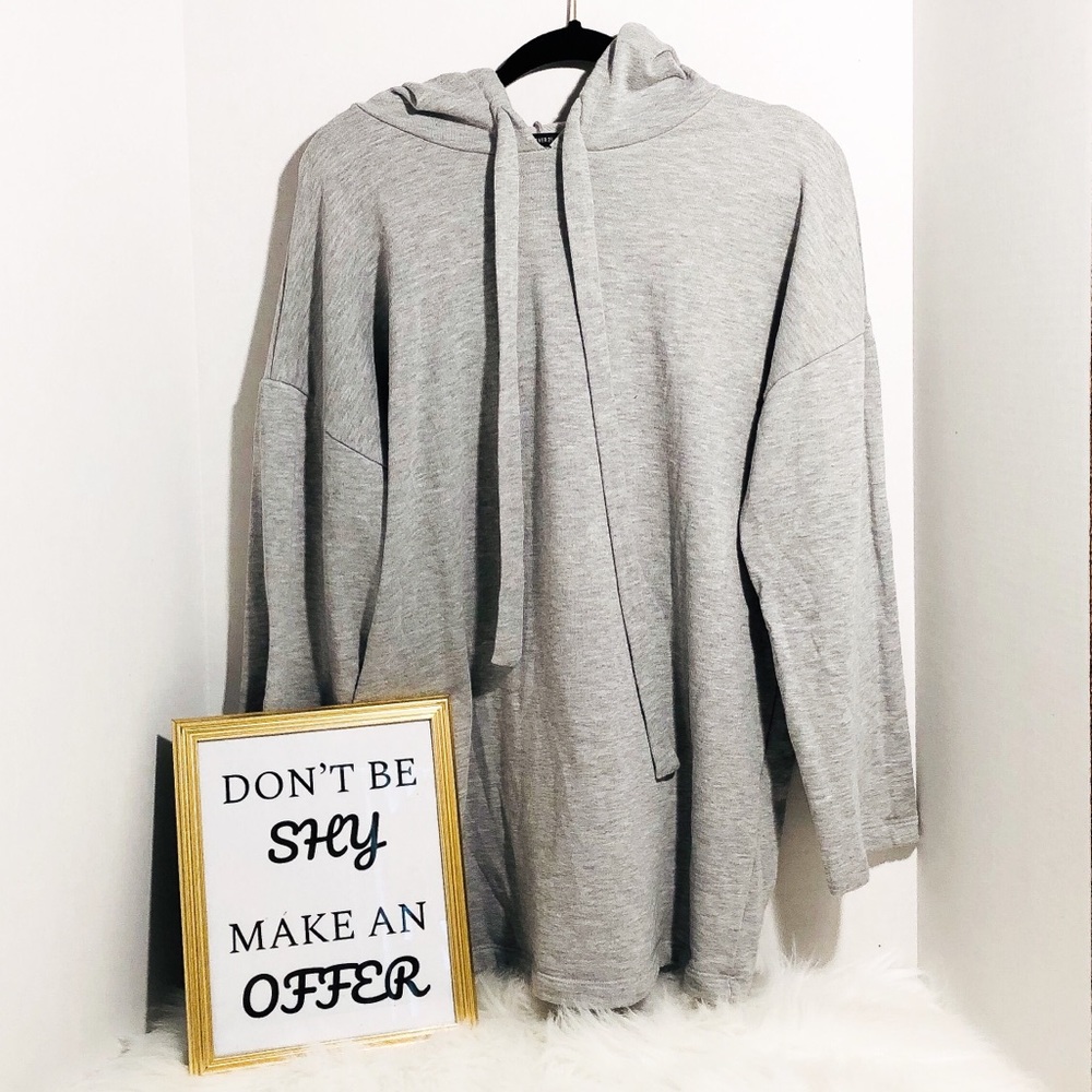 👗Forever 21 | Gray Hooded Sweatshirt Dress👗